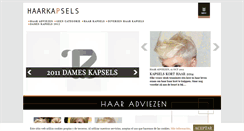 Desktop Screenshot of haarkapsels.org